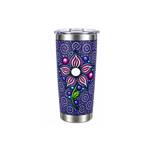 DESTI  Floral 20oz Thermal Travel Tumbler