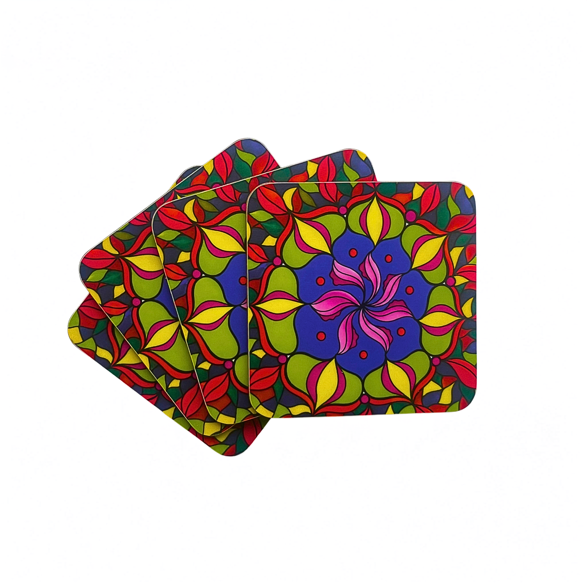 Mandala Coasters – Set of 4