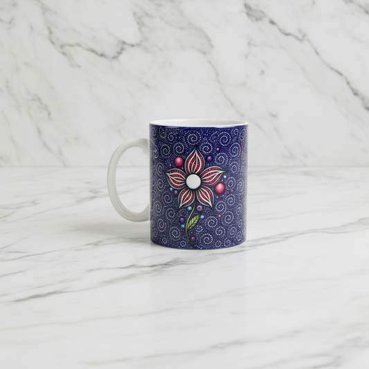 Dot Art Mug – Counter handle left